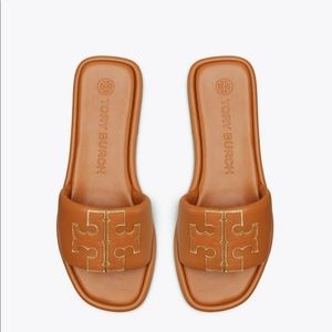 NEW Tory Burch Slides Double T Sport Size 9